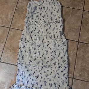 L No Boundaries Smocked Dress with Ruffles